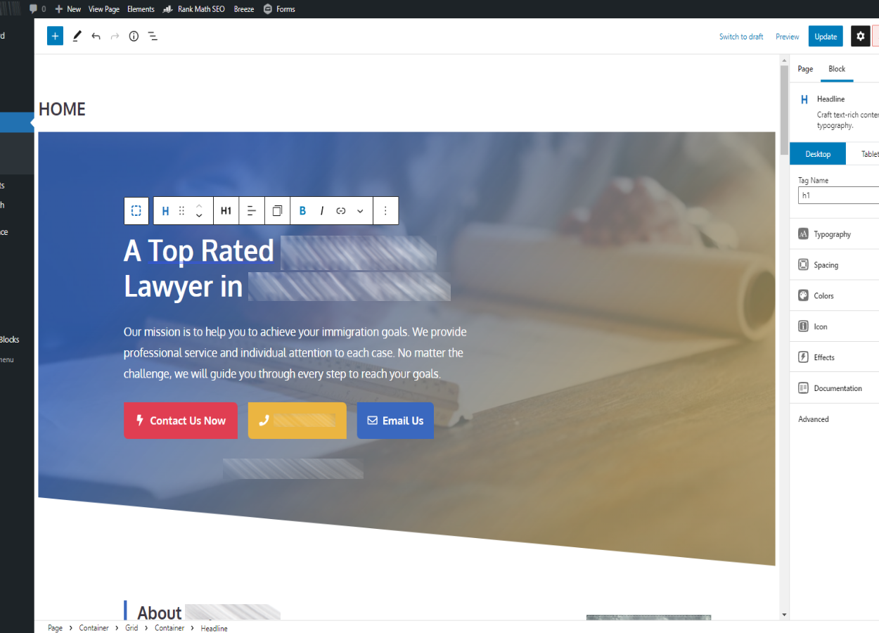 Building a Lawyer's Website with GeneratePress